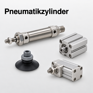 Pneumatikzylinder, ISO-Zylinder und Kompaktzylinder